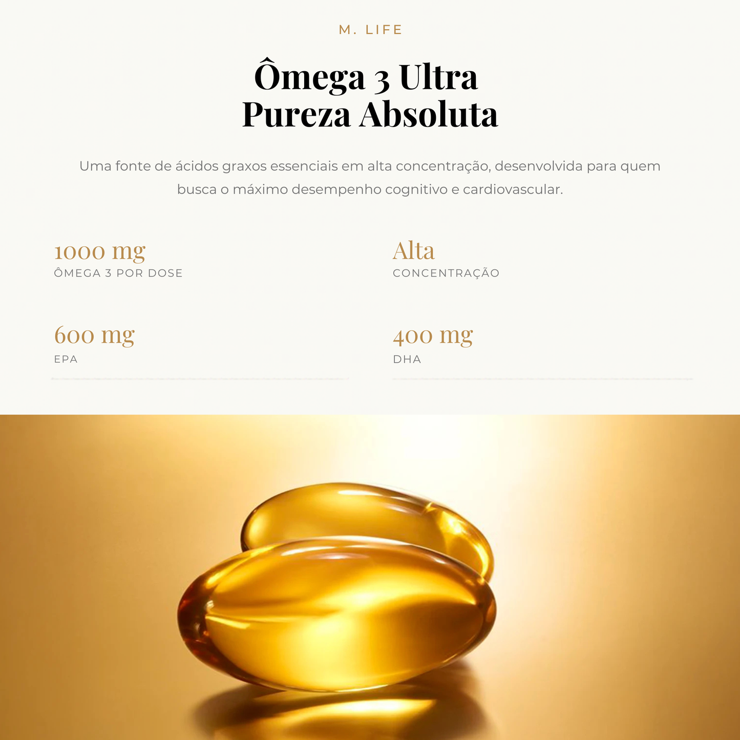 Ômega-3 1000 mg – Base Biológica Estrutural